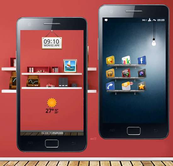 Android Home Screens by techblogstop